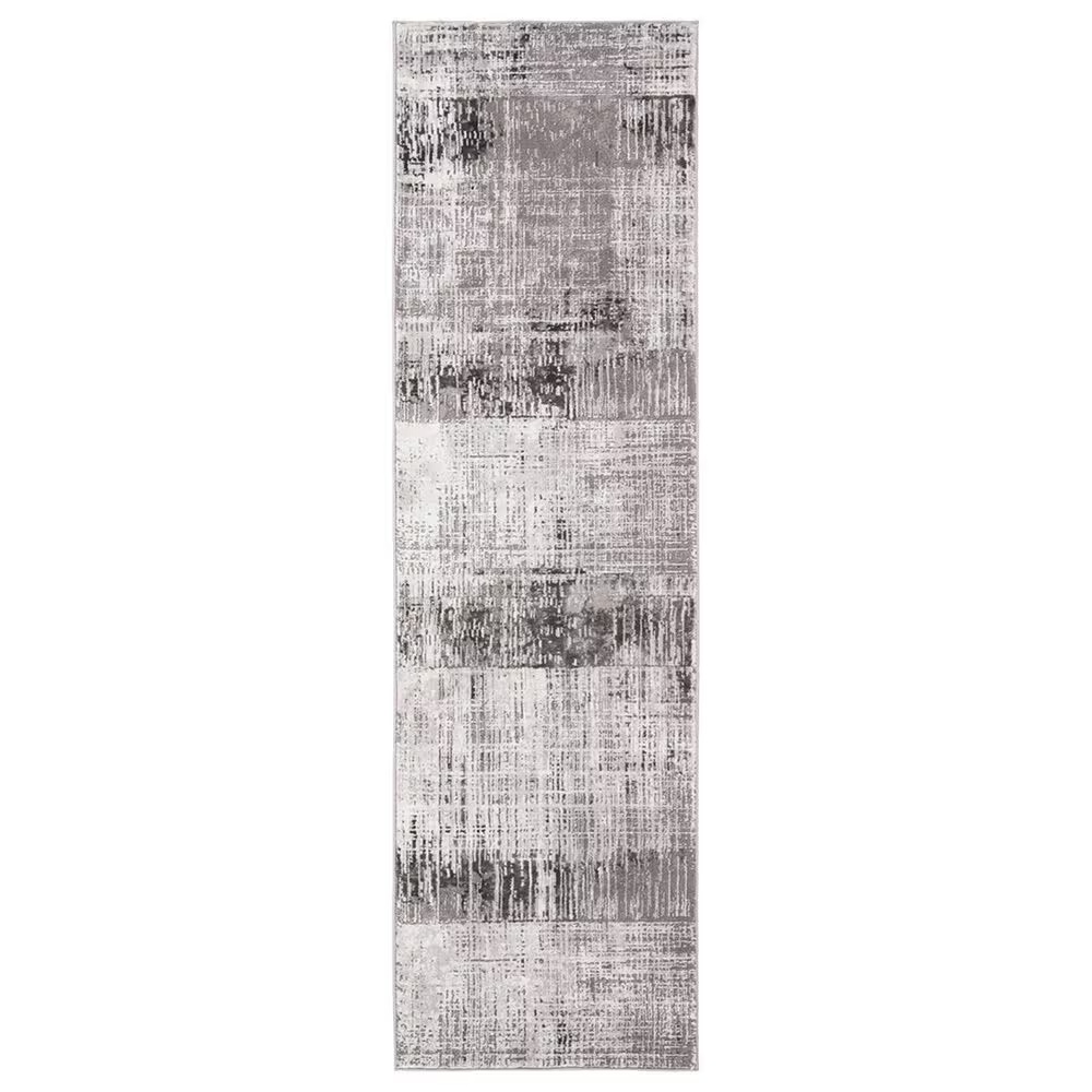 Safavieh Craft 2'3" x 12' Grey and Dark Grey Runner