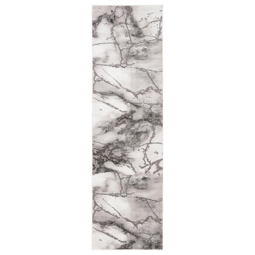 Safavieh Craft CFT877G 2'3" x 14' Grey and Silver Runner