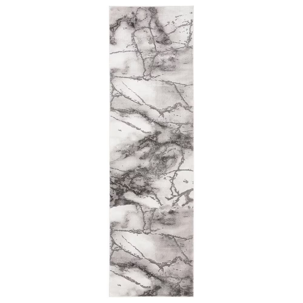 Safavieh Craft CFT877G 2'3" x 8' Grey and Silver Runner
