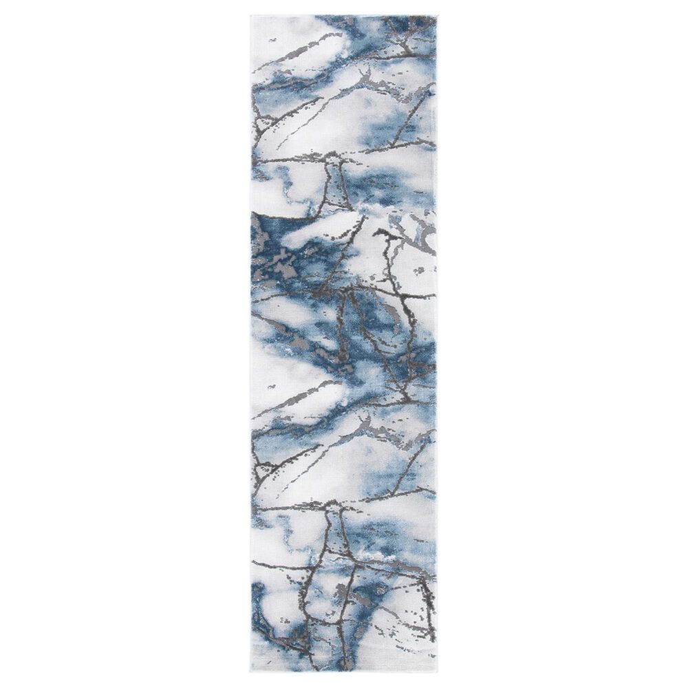 Safavieh Craft 2'3" x 12' Grey and Blue Runner
