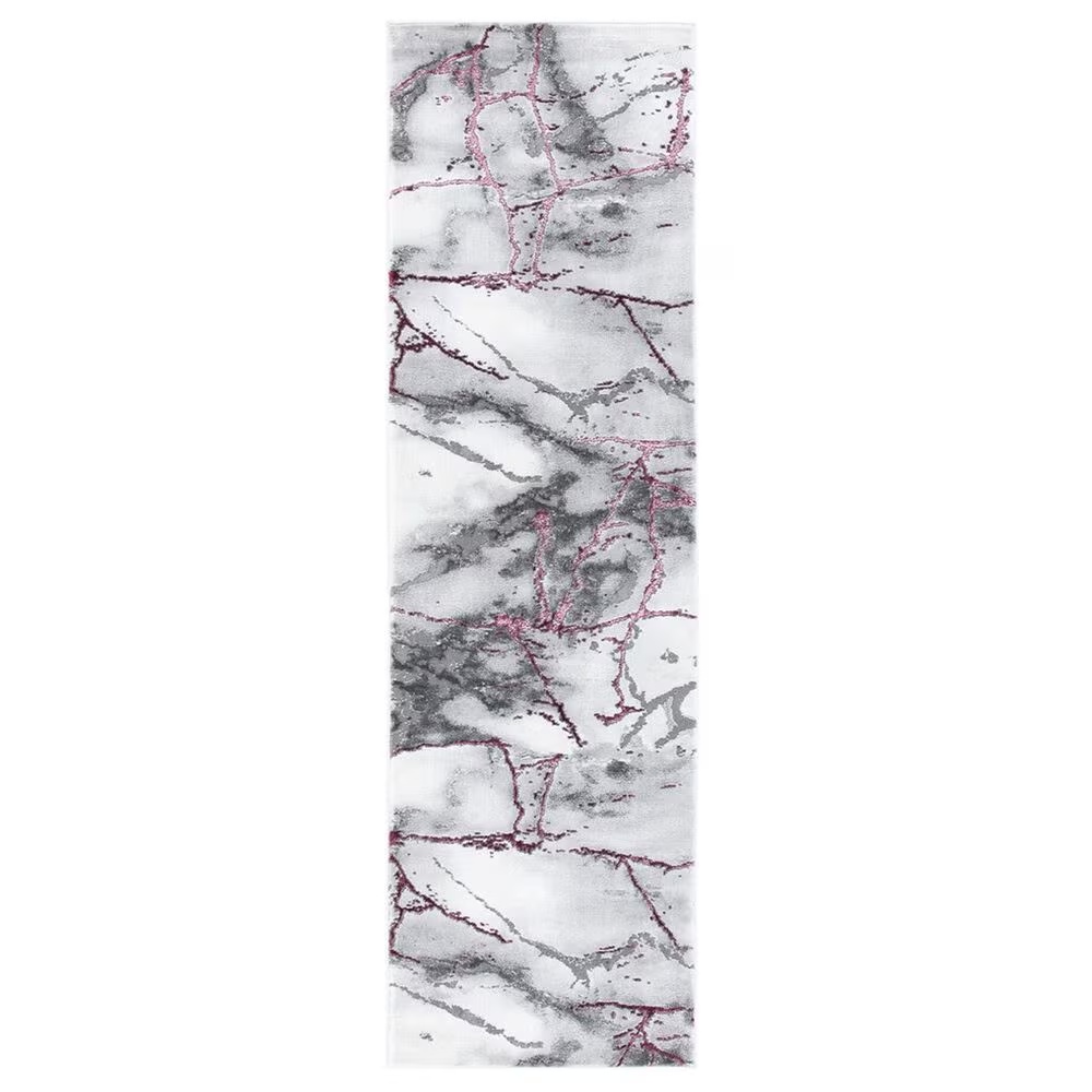 Safavieh Craft 2'3" x 10' Grey and Wine Runner