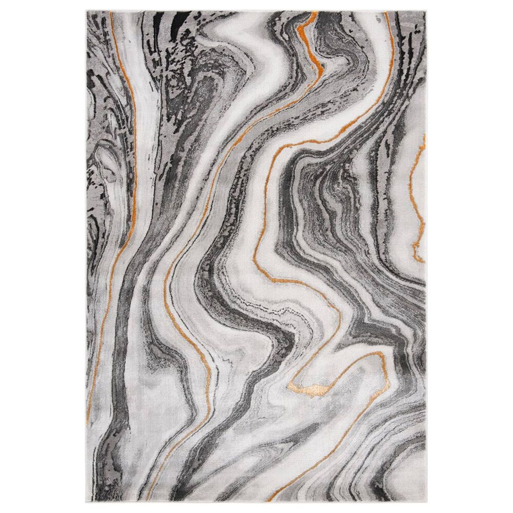 Safavieh Craft CFT819F 5'3" x 7'6" Grey and Gold Area Rug