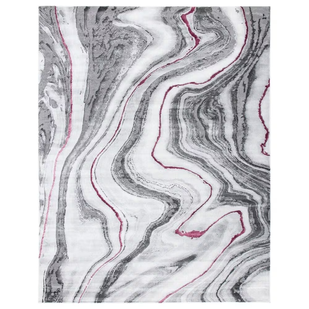 Safavieh Craft CFT819S 8' x 10' Grey and Wine Area Rug