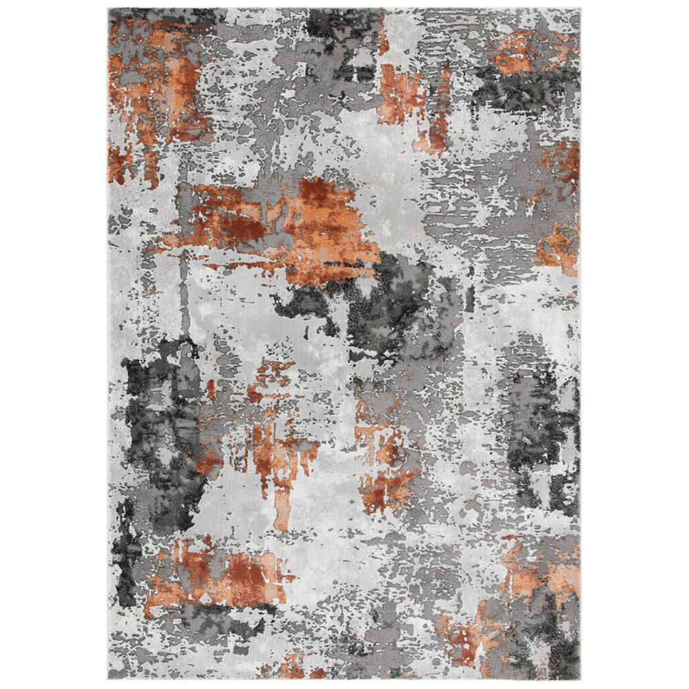 Safavieh Craft CFT820P 8' x 10' Grey and Orange Area Rug