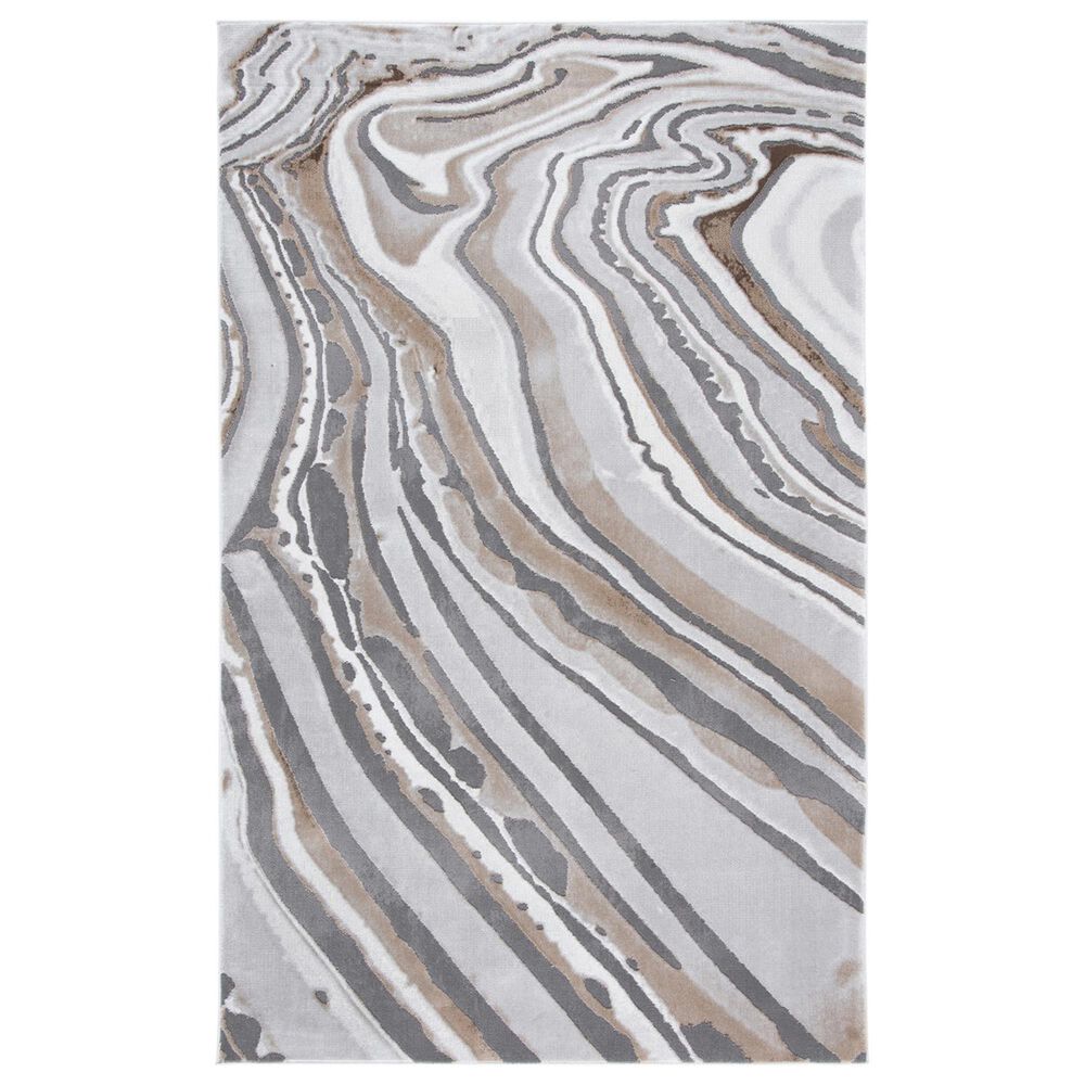 Safavieh Craft CFT843D 5'3" x 7'6" Gold and Grey Area Rug