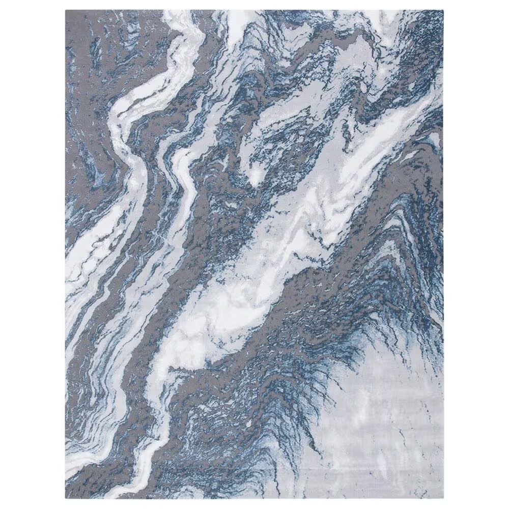 Safavieh Craft CFT844M 8' x 10' Blue and Grey Area Rug