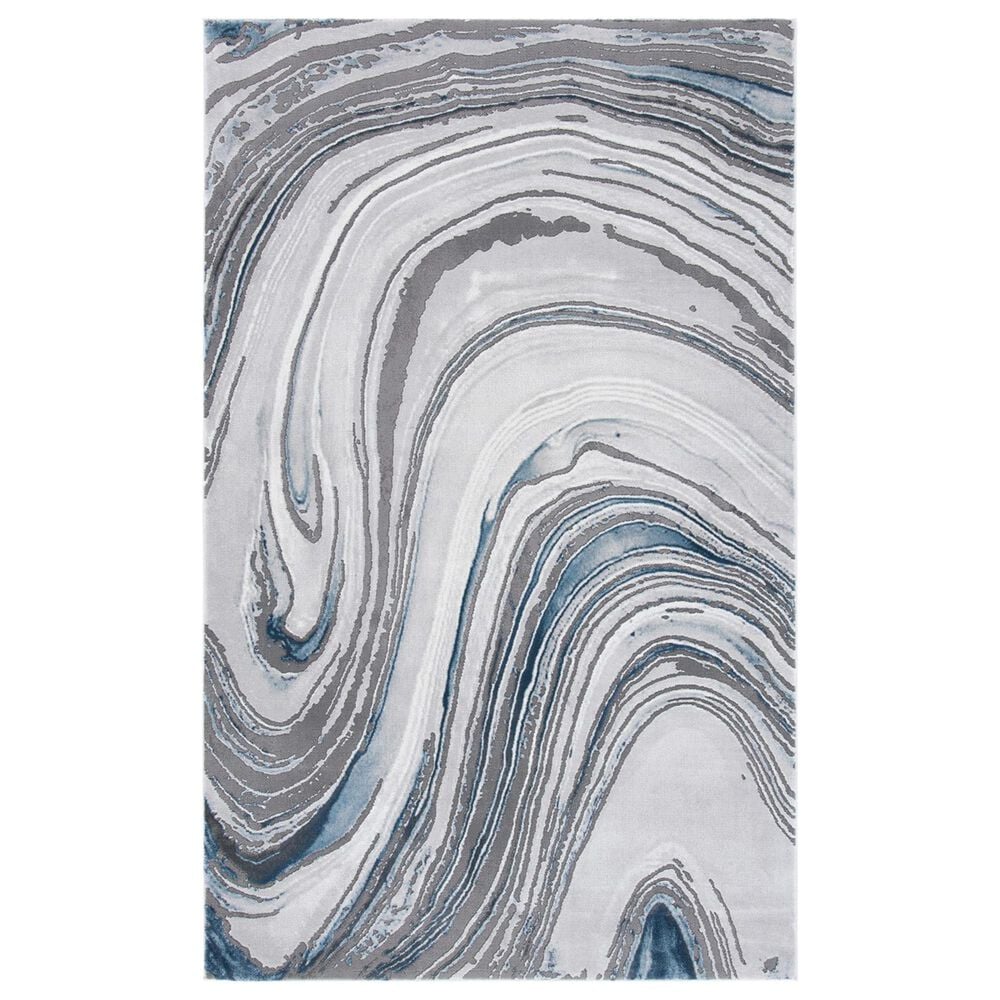 Safavieh Craft CFT845M 5'3" x 7'6" Blue and Grey Area Rug