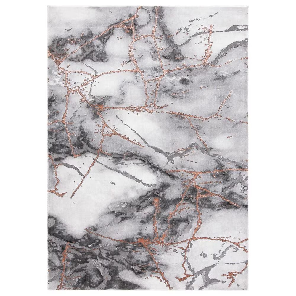 Safavieh Craft CFT877P 8' x 10' Grey and Orange Area Rug