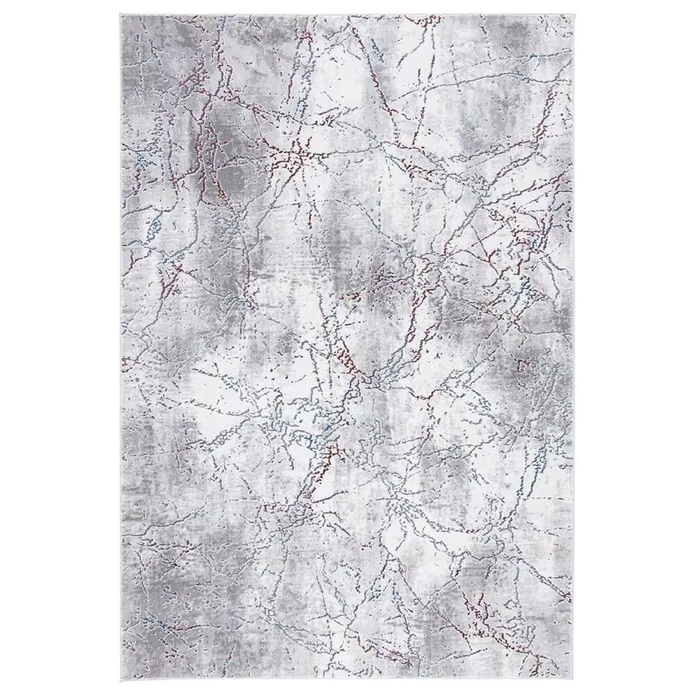 Safavieh Craft CFT960F 8' x 10' Grey and Wine Area Rug
