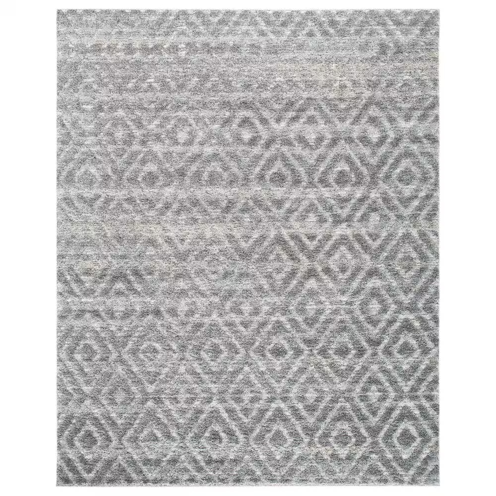 Safavieh Martha Stewart Lucia Shag MSR0782H 9' x 12' Dark Grey and Light Grey Area Rug
