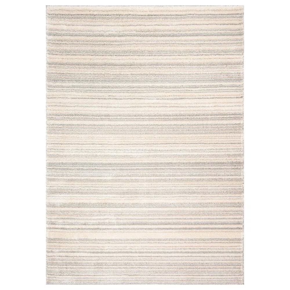 Safavieh Martha Stewart Lucia Shag MSR0787F 5'1" x 7'6" Light Grey and White Area Rug