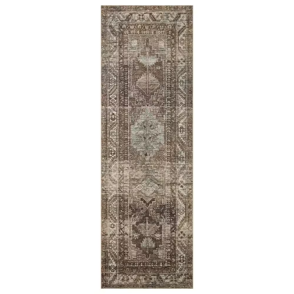Amber Lewis x Loloi Billie 2'6" x 9'6" Clay and Sage Runner