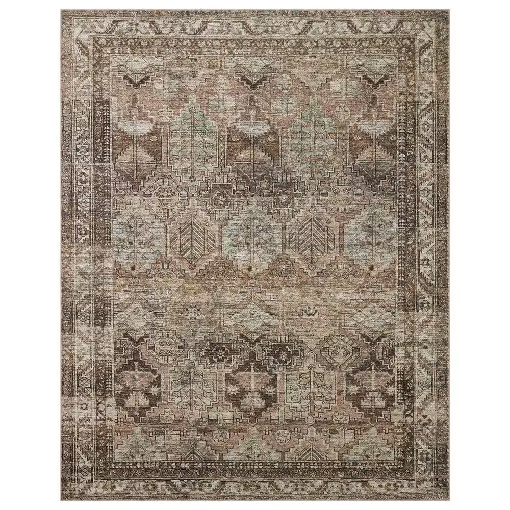 Amber Lewis x Loloi Billie 6' x 9' Clay and Sage Area Rug