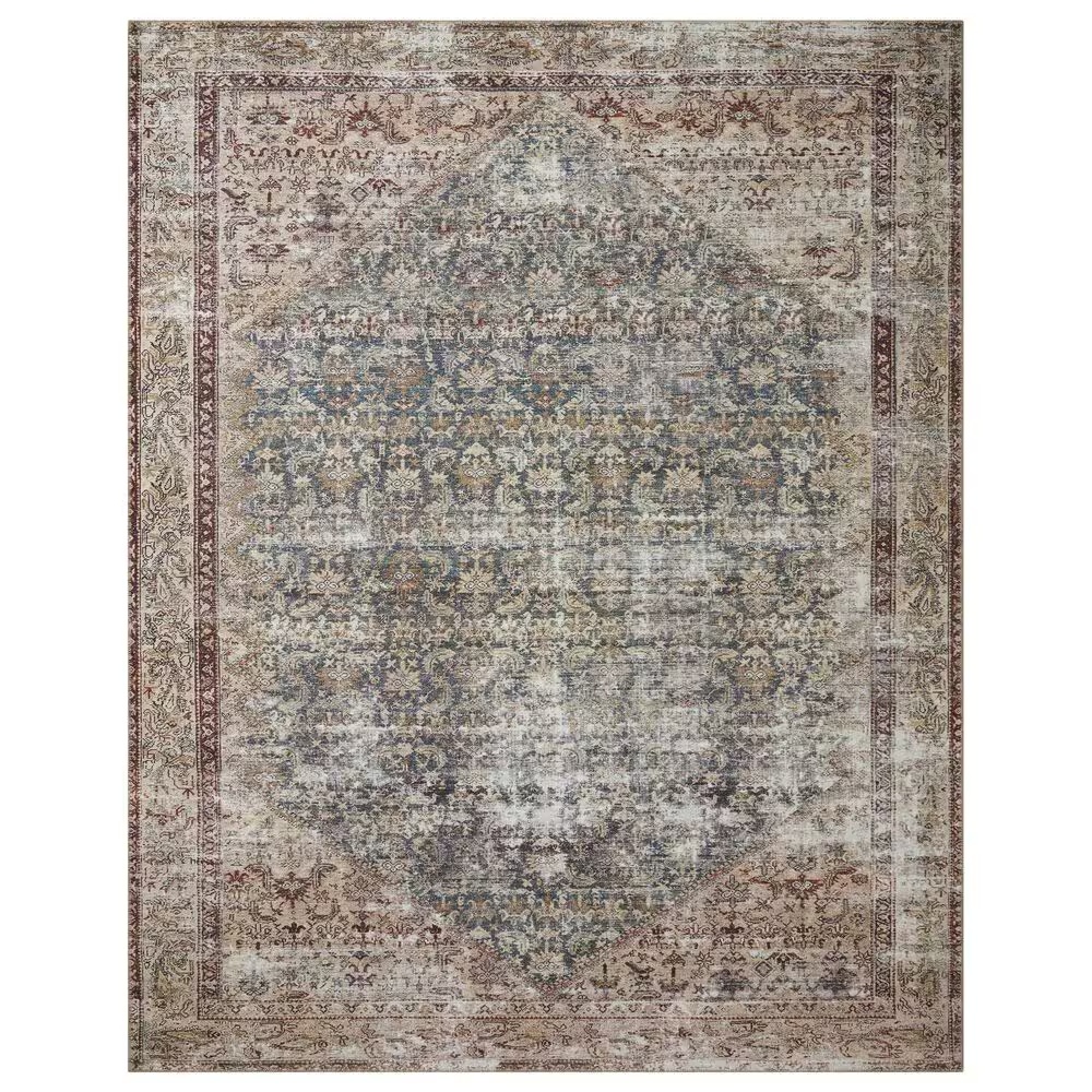 Amber Lewis x Loloi Georgie 10' x 14' Teal and Antique Area Rug