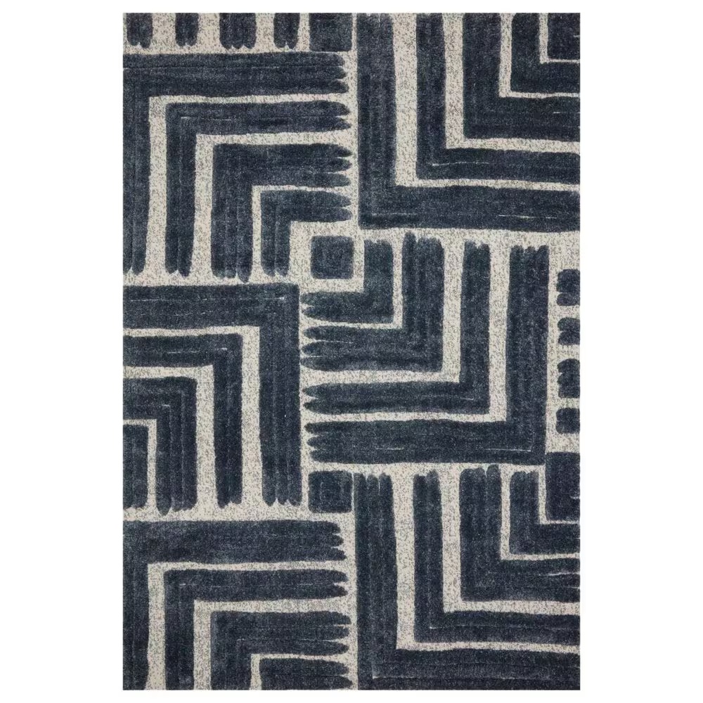 Loloi II Hagen 2'7" x 4' Blue and White Runner