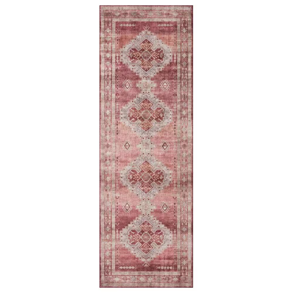 Loloi II Heidi 2' x 5' Sunset and Natural Area Rug