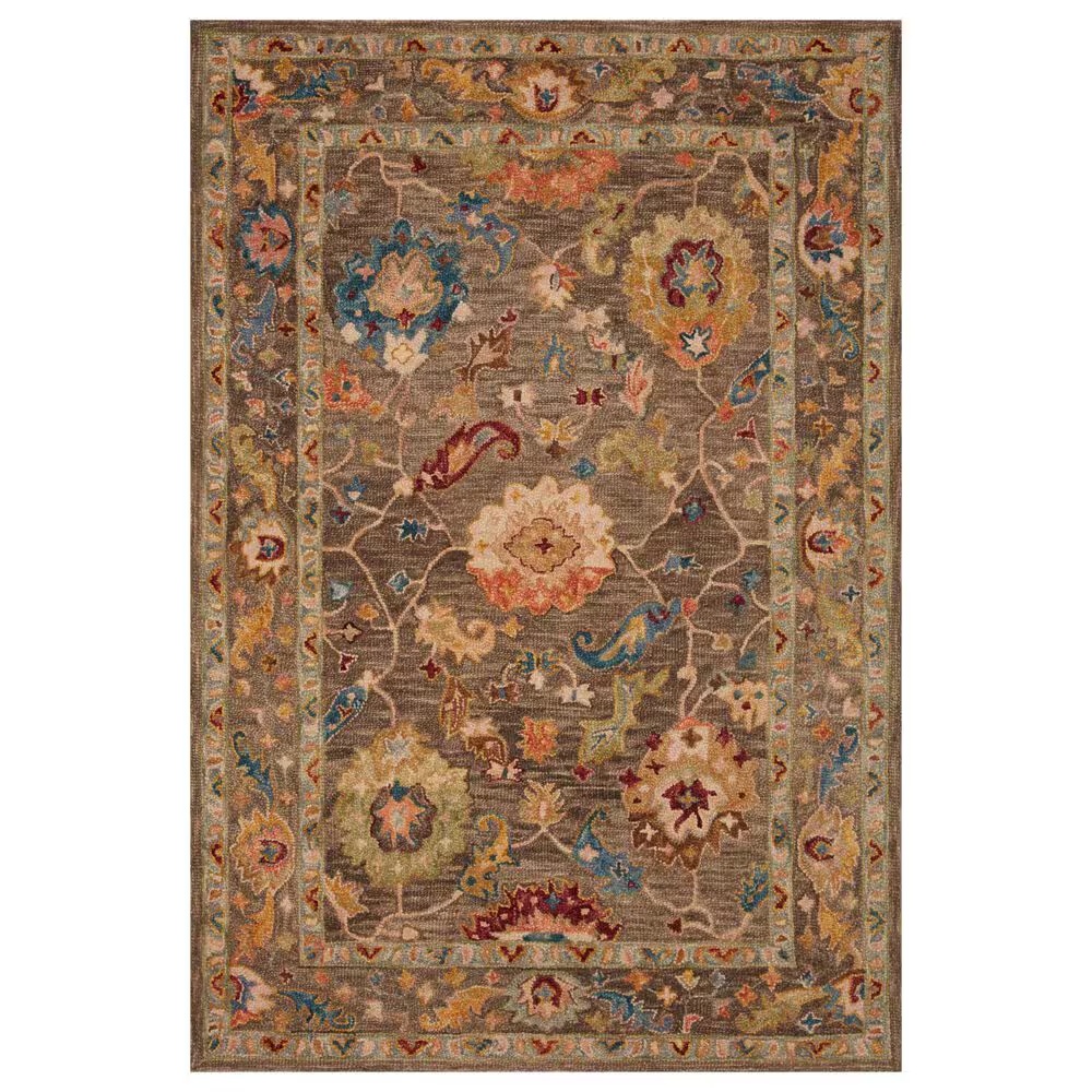 Loloi Padma 2' x 5' Charcoal and Multicolor Runner