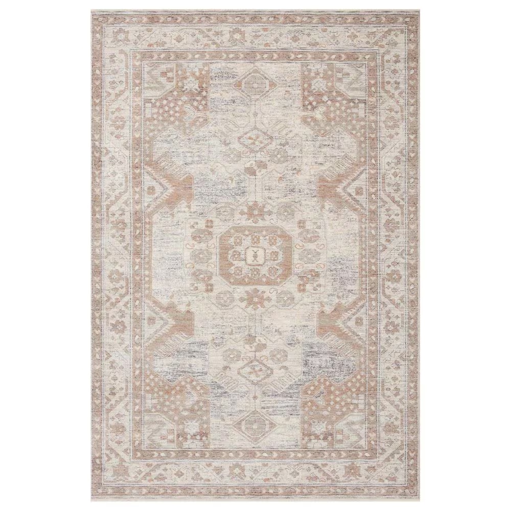 Loloi II Carlisle 9'6" x 13'1" Ivory and Taupe Area Rug