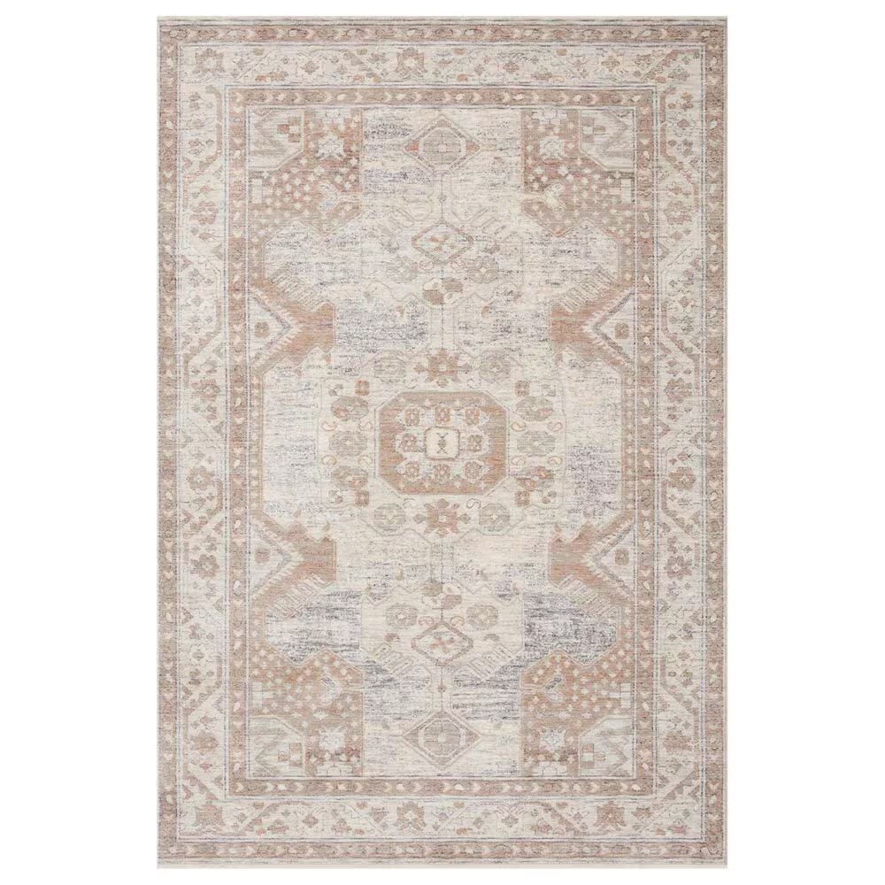 Loloi II Carlisle 11'6" x 15'7" Ivory and Taupe Area Rug