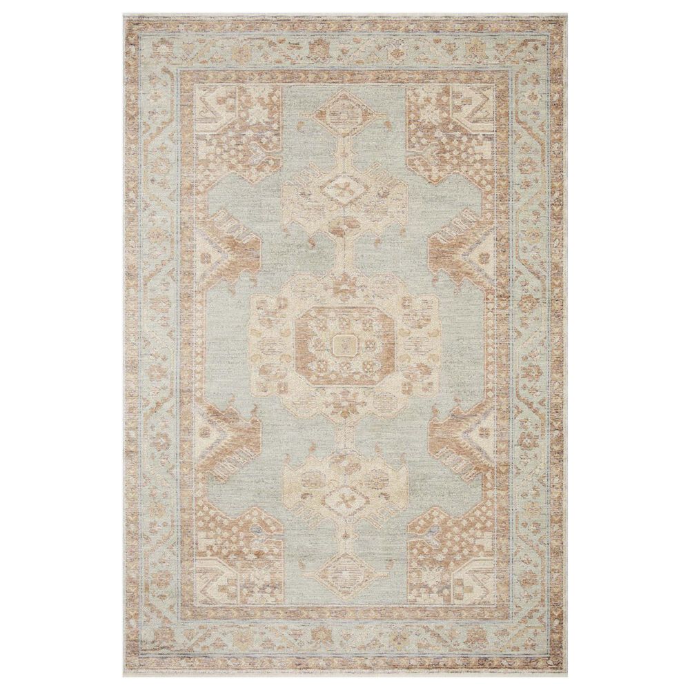 Loloi II Carlisle 11'6" x 15'7" Seafoam and Taupe Area Rug