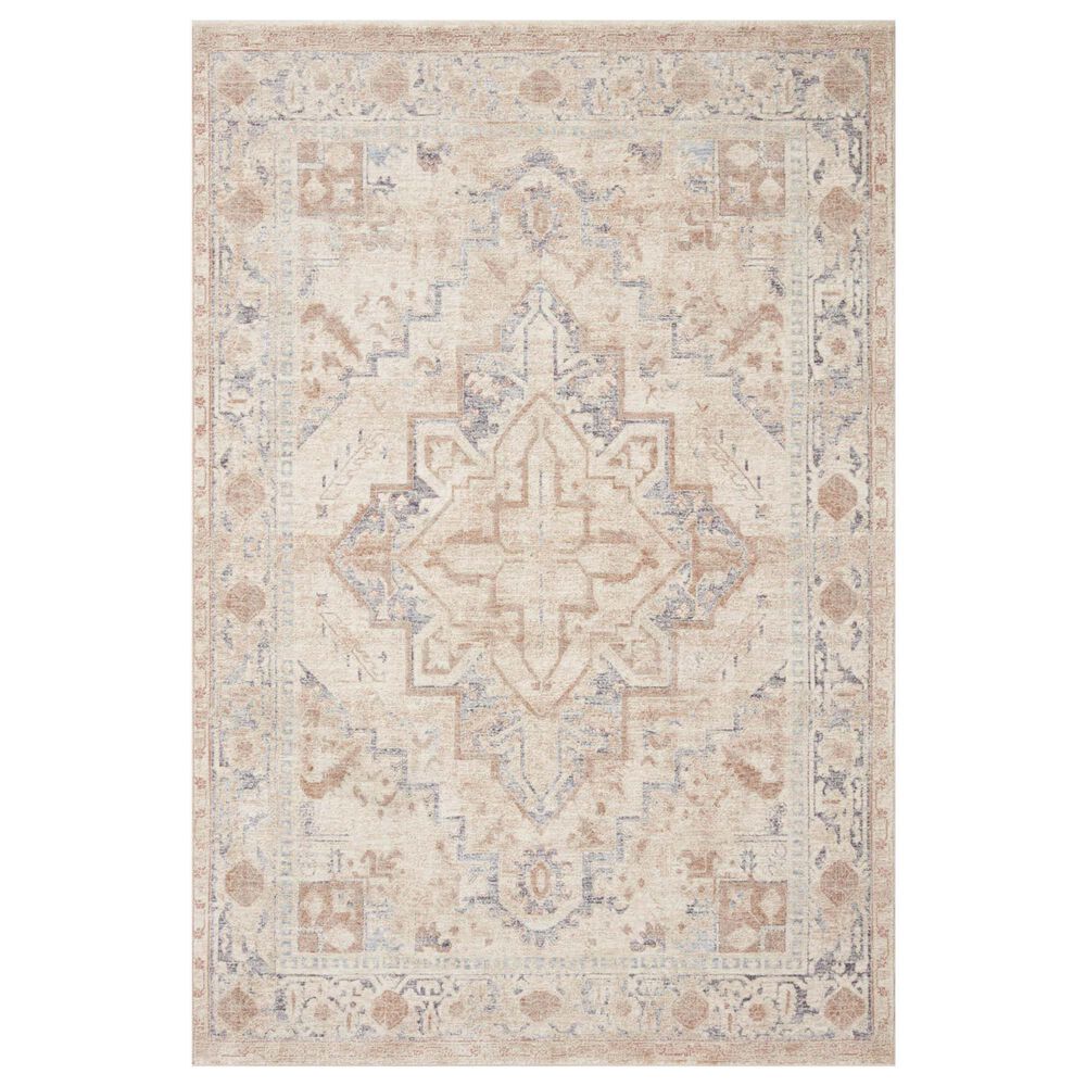 Magnolia Home Carlisle 2'7" x 7'9" Beige and Slate Runner