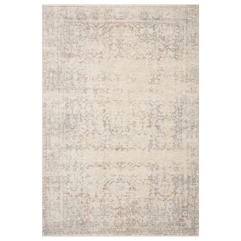 Magnolia Home Carlisle 5'3" x 7'9" Ivory and Multicolor Area Rug
