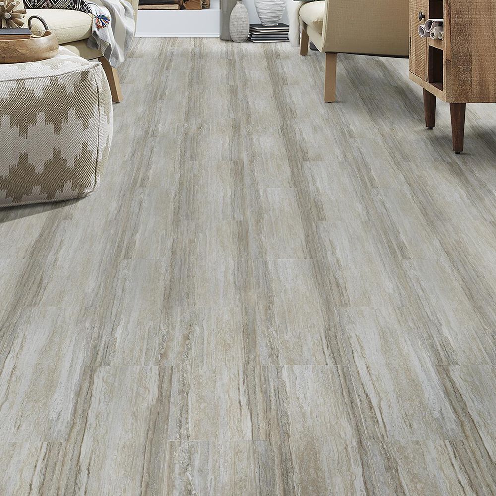 Mannington Cascade Harbor Beige 12" x 24" Vinyl Tile