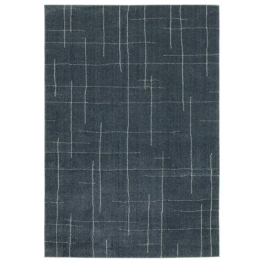 Oriental Weavers Alton Geometric 2'3" x 7'6" BlueRunner