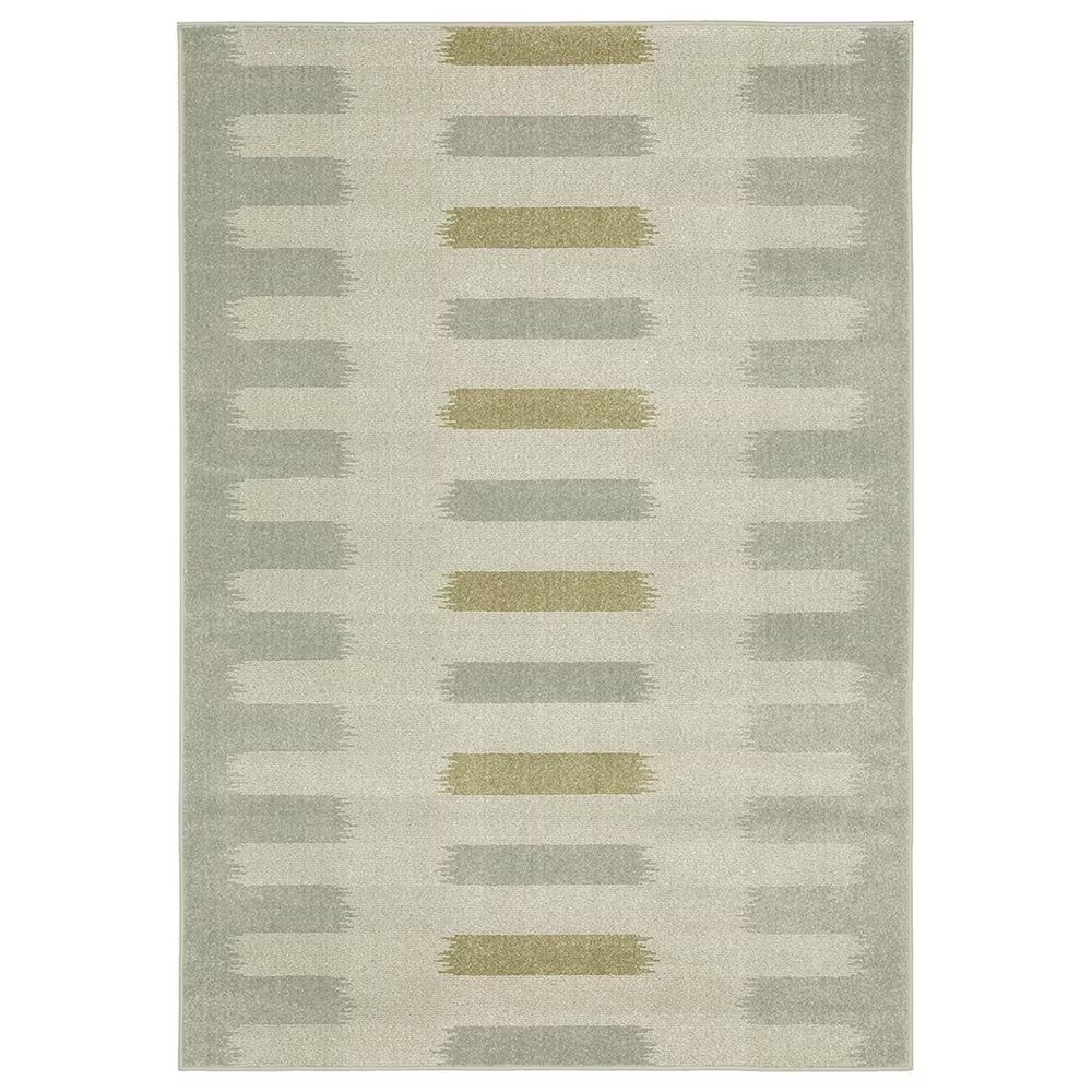 Oriental Weavers Branson Fencing 1'10" x 7'3" Beige and Grey Runner
