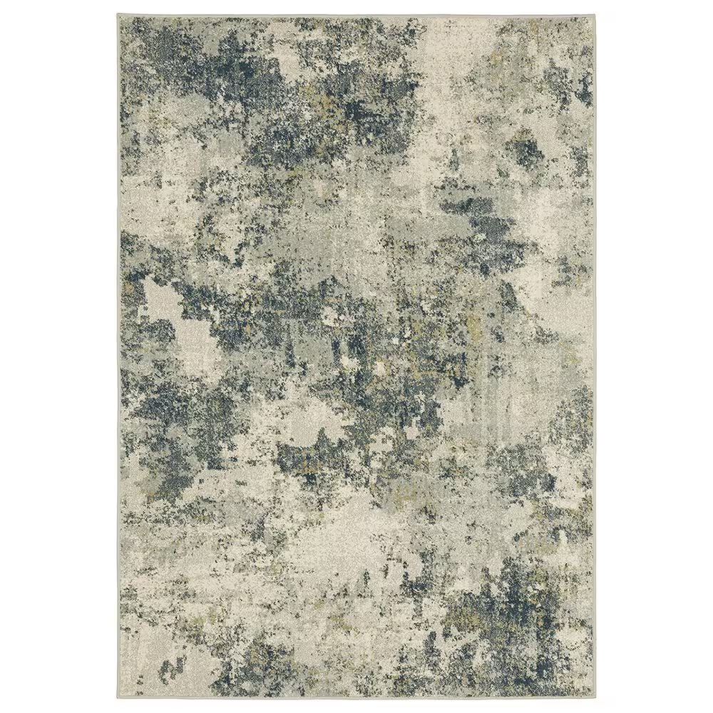 Oriental Weavers Branson 9'10" x 12'10" Beige and Blue Area Rug