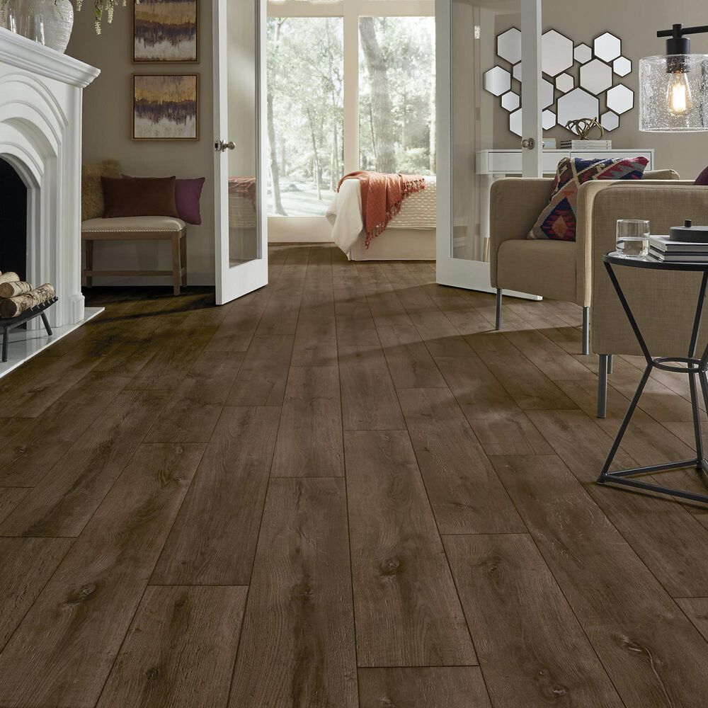 Mannington Restoration Blacksmith Oak Rust 8" x 51" Laminate