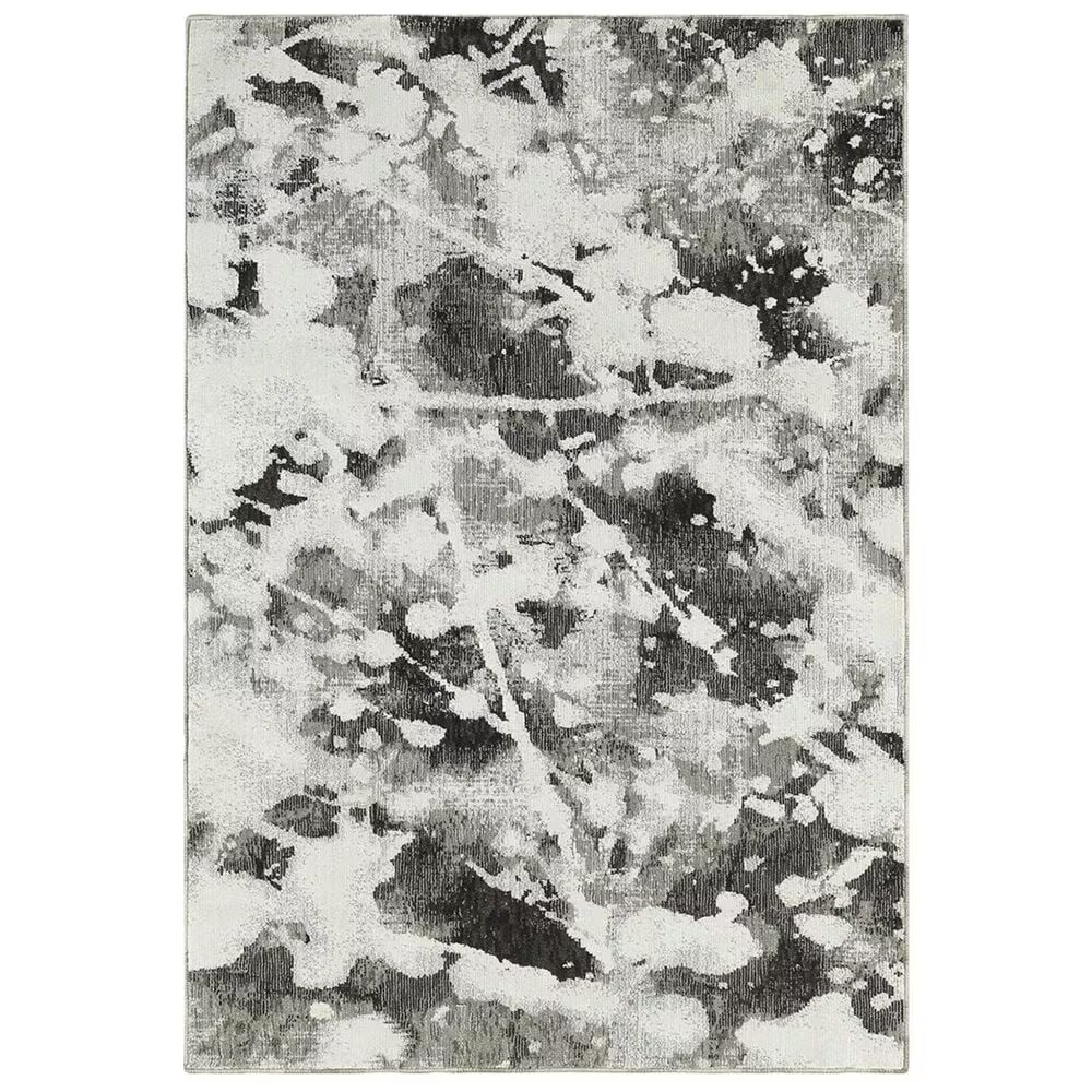 Oriental Weavers Evolution 8035B 8'6" x 11'7" Charcoal Area Rug