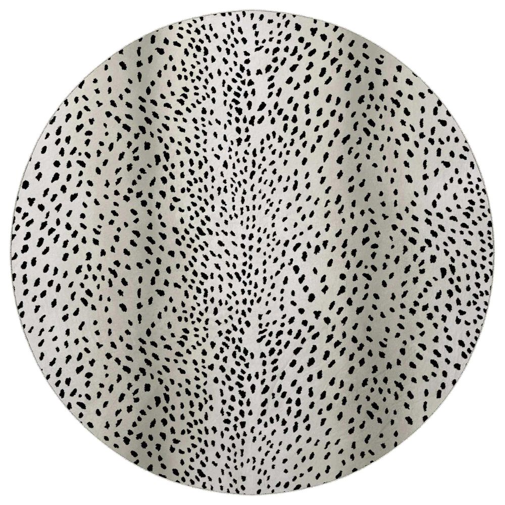 Dalyn Rug Company Akina AK3 8' Round Ivory Area Rug
