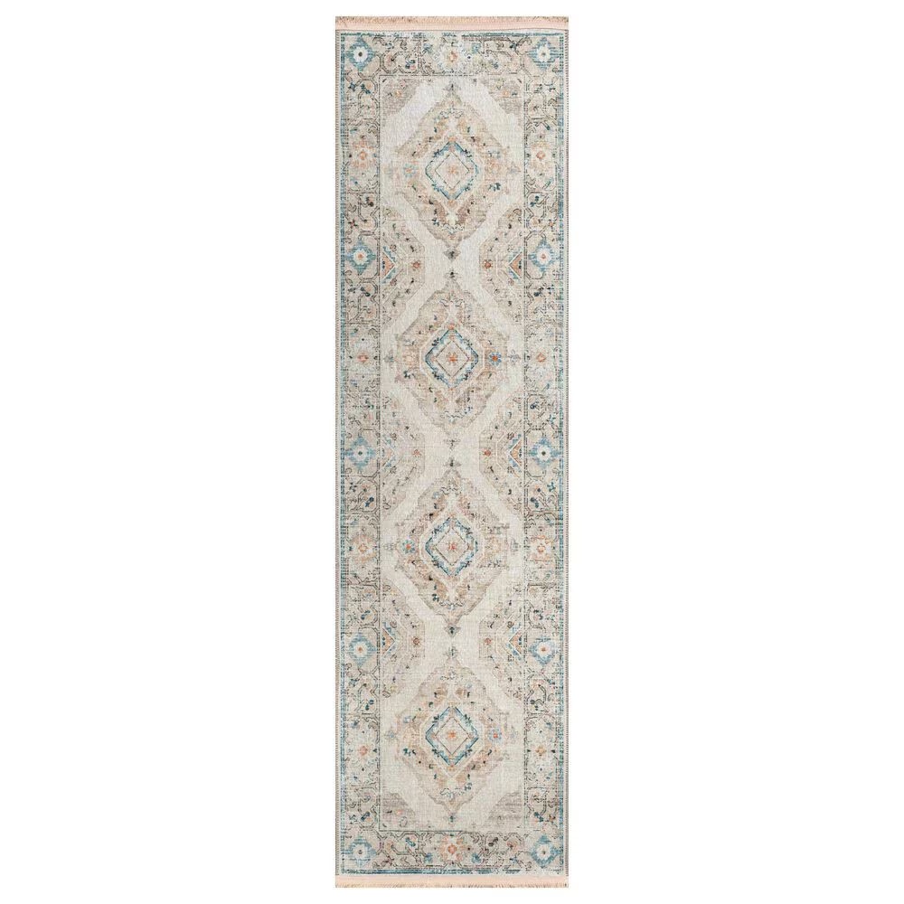 Dalyn Rug Company Marbella 2'3" x 7'6" Ivory Runner