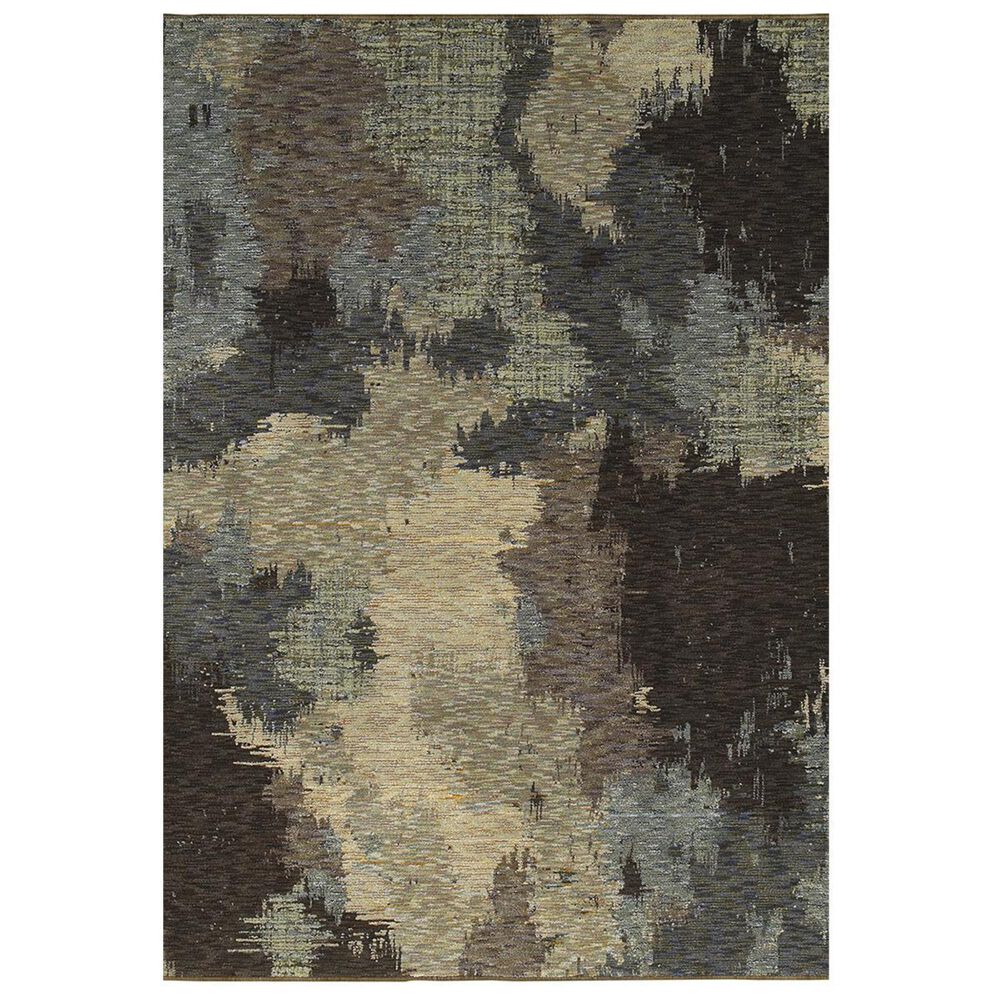 Oriental Weavers Evolution 8011B 5'3" x 7'3" Blue Area Rug