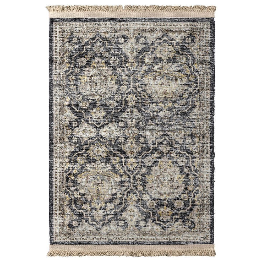 Dalyn Rug Company Marbella 1'8" x 2'6" Charcoal Area Rug