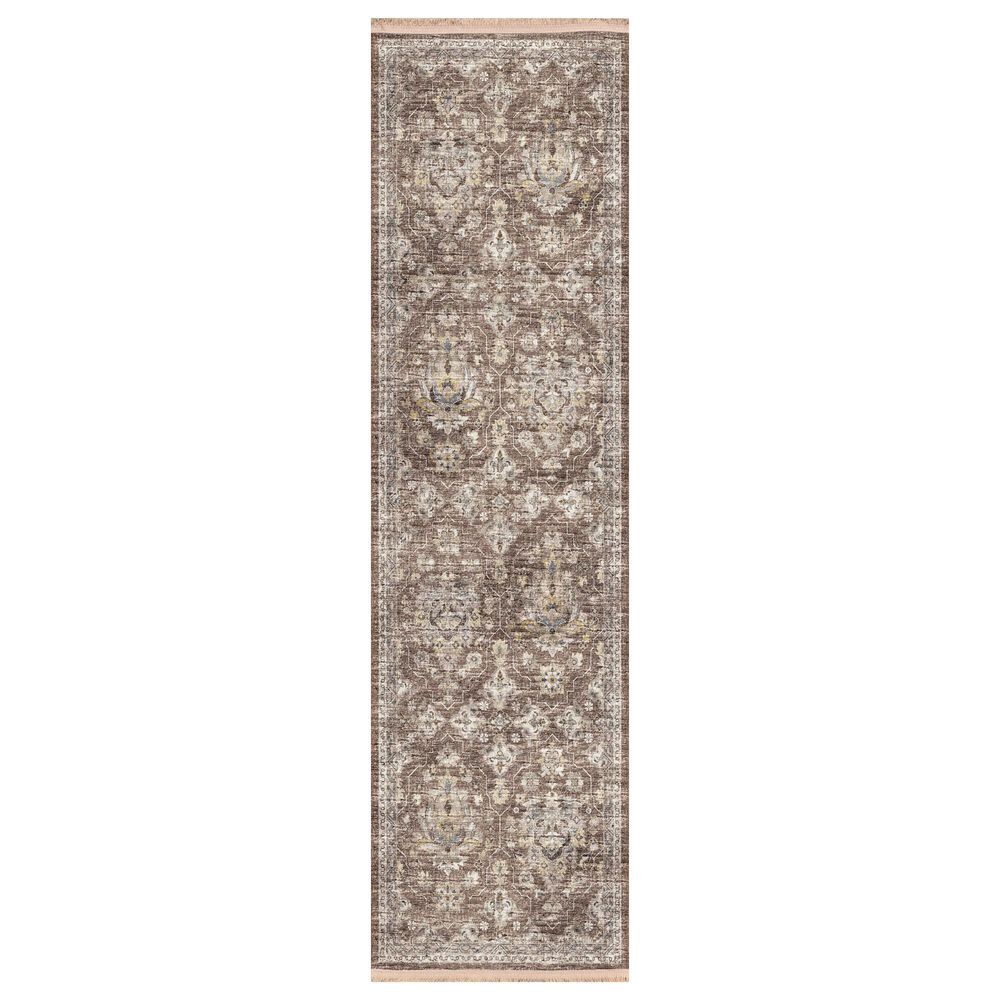 Dalyn Rug Company Marbella 2'3" x 7'6" Mocha Runner