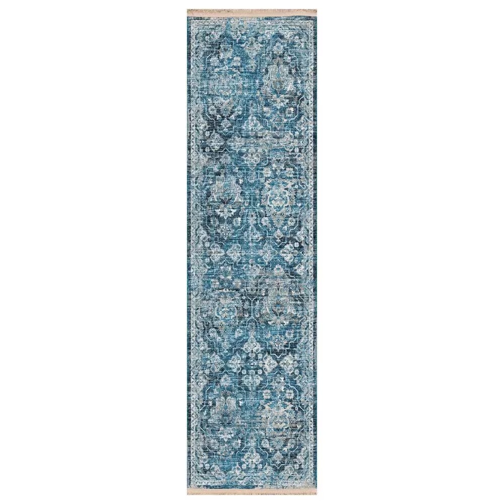 Dalyn Rug Company Marbella Transitional 2'3" x 7'6" Navy Runner