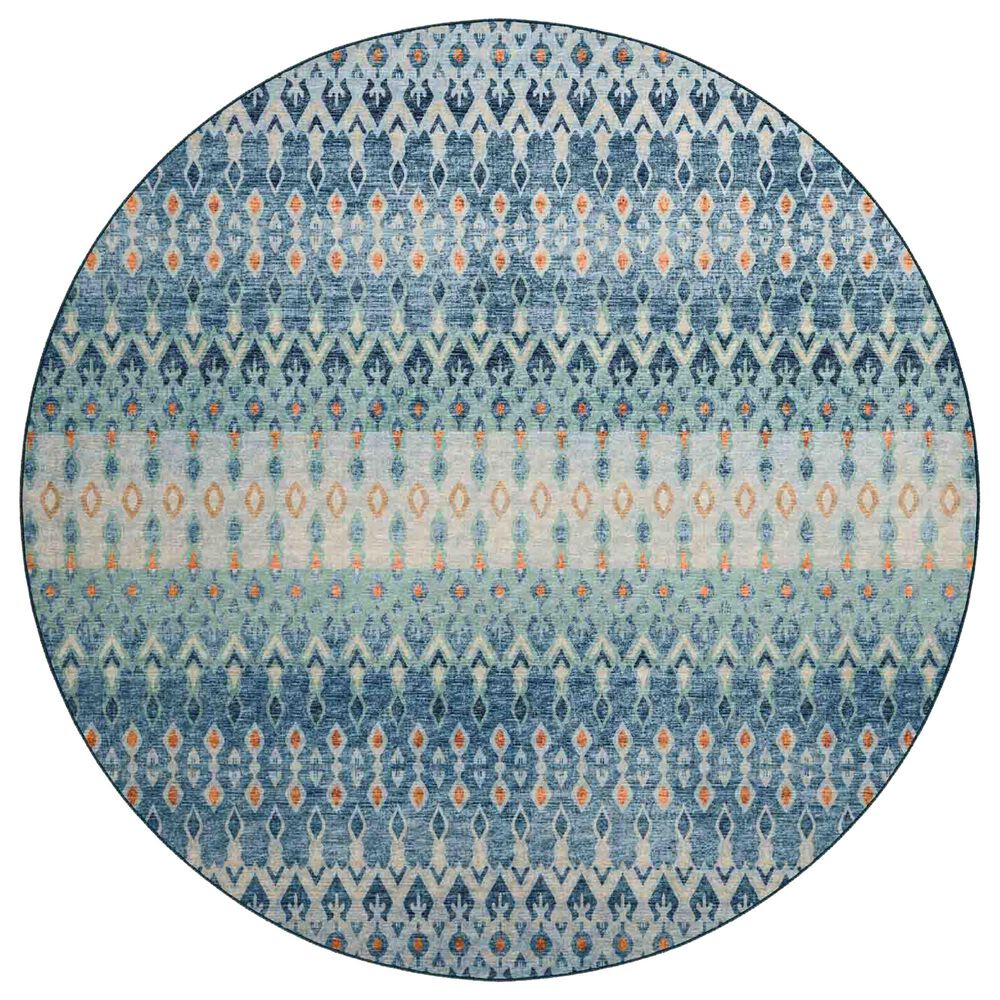 Dalyn Rug Company Brisbane 8' Round Indigo Area Rug