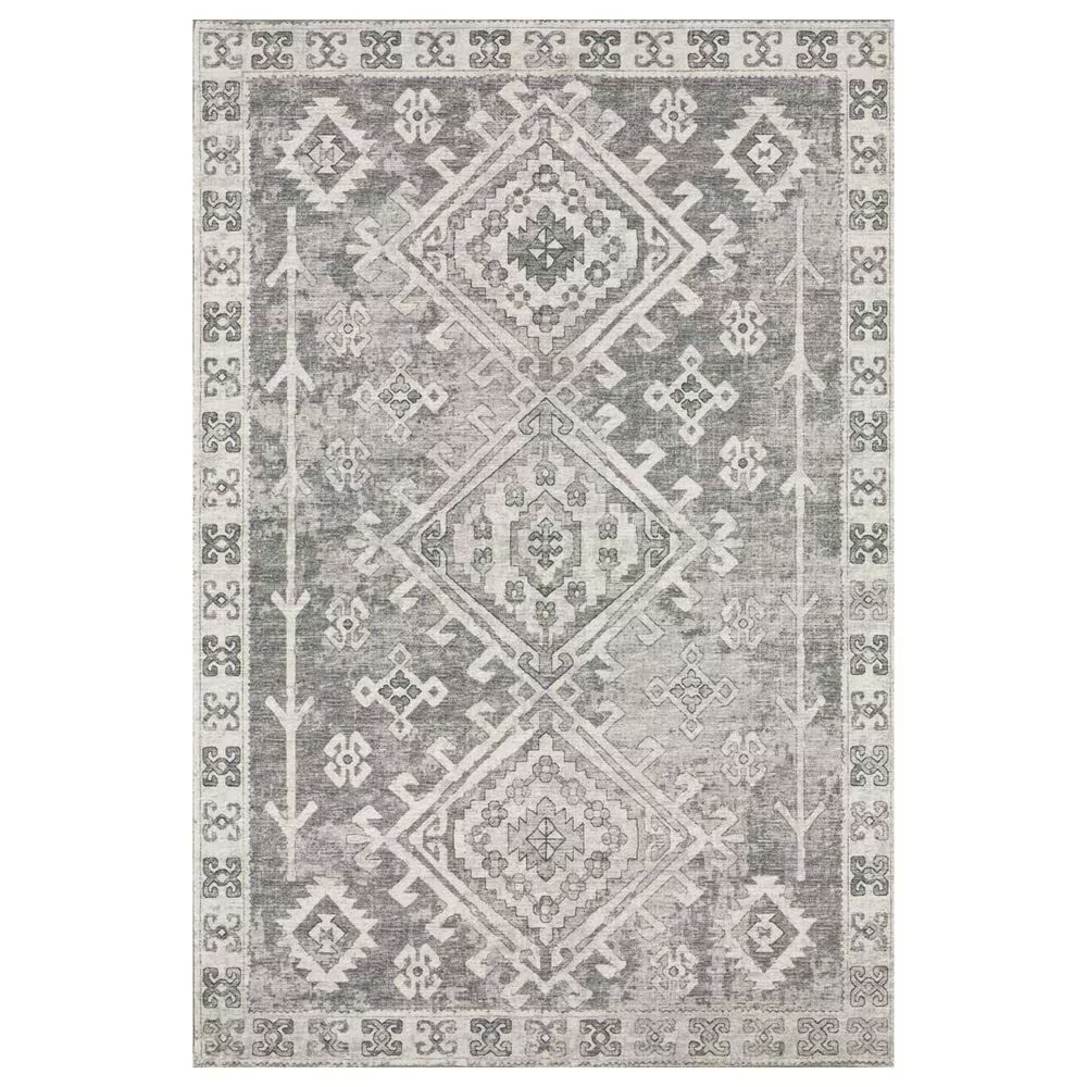 Dalyn Rug Company Brisbane BR2 8' x 10' Silver Area Rug