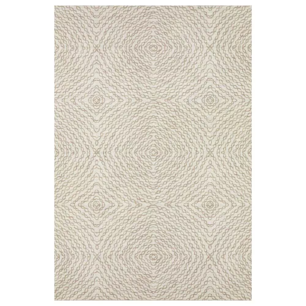 Dalyn Rug Company Brisbane Geometric 5' x 7'6" Ivory Area Rug