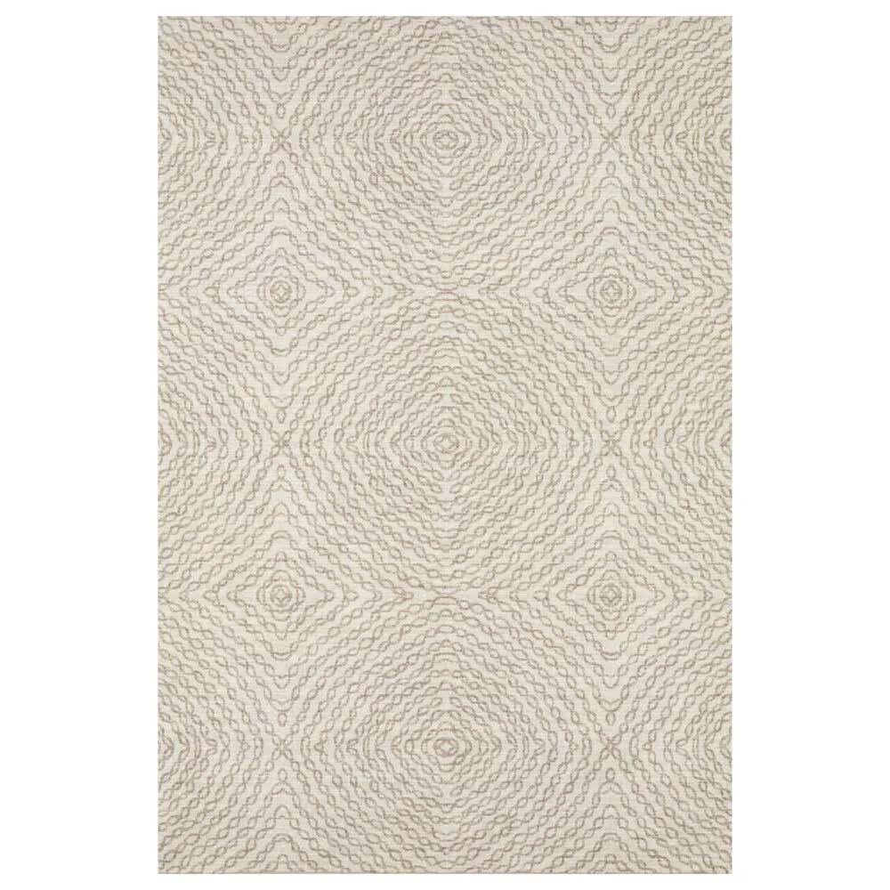 Dalyn Rug Company Brisbane Geometric 8' x 10' Ivory Area Rug