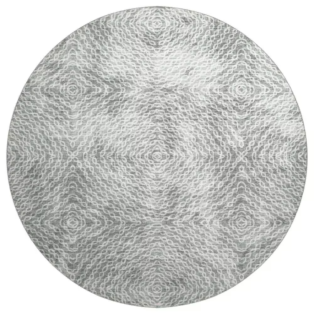 Dalyn Rug Company Brisbane 8' Round Metal Area Rug