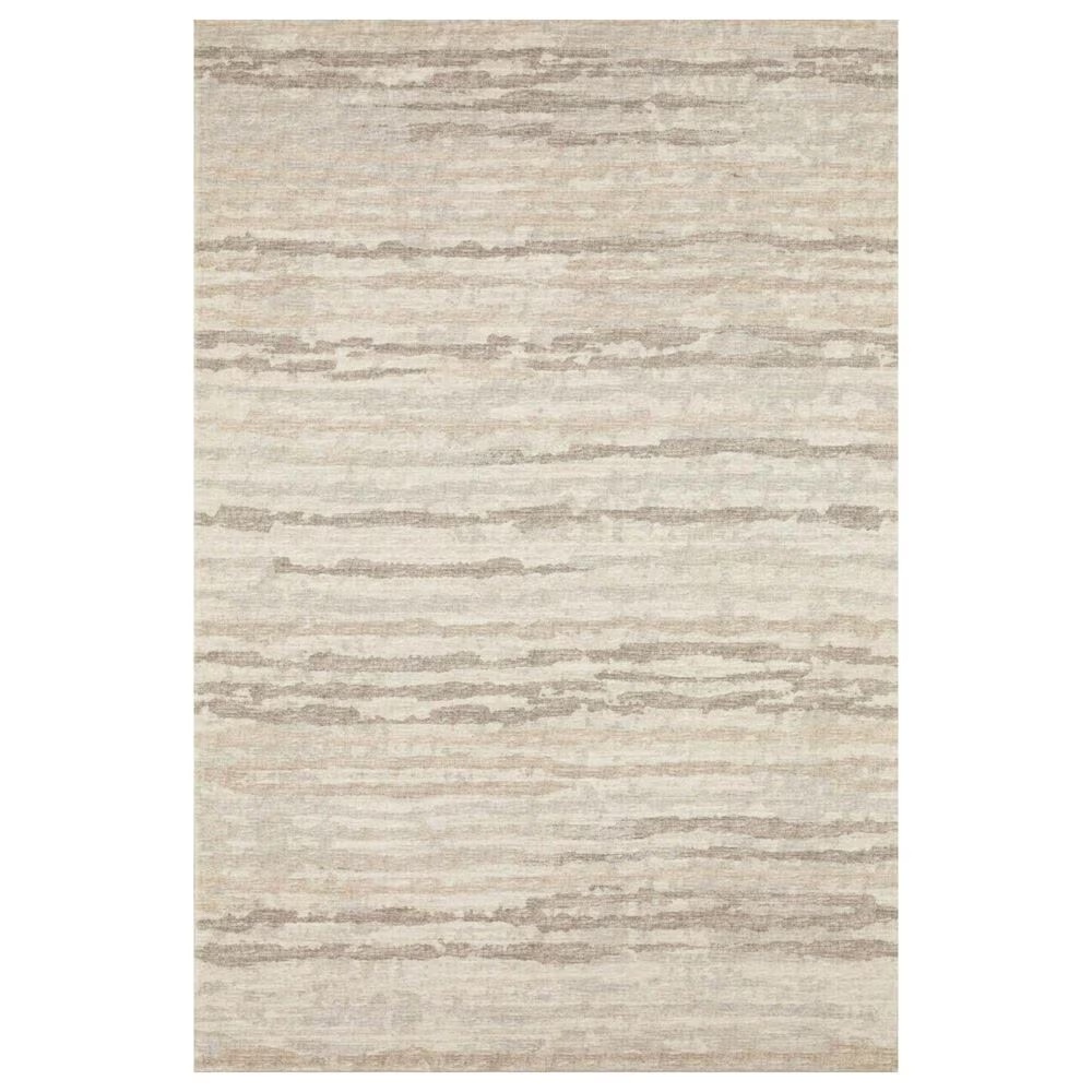 Dalyn Rug Company Brisbane Striped 5' x 7'6" Linen Area Rug