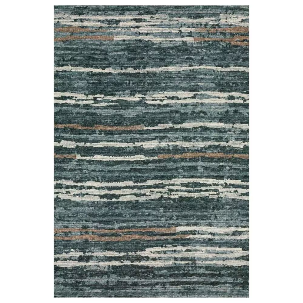 Dalyn Rug Company Brisbane Striped 3' x 5' Midnight Area Rug