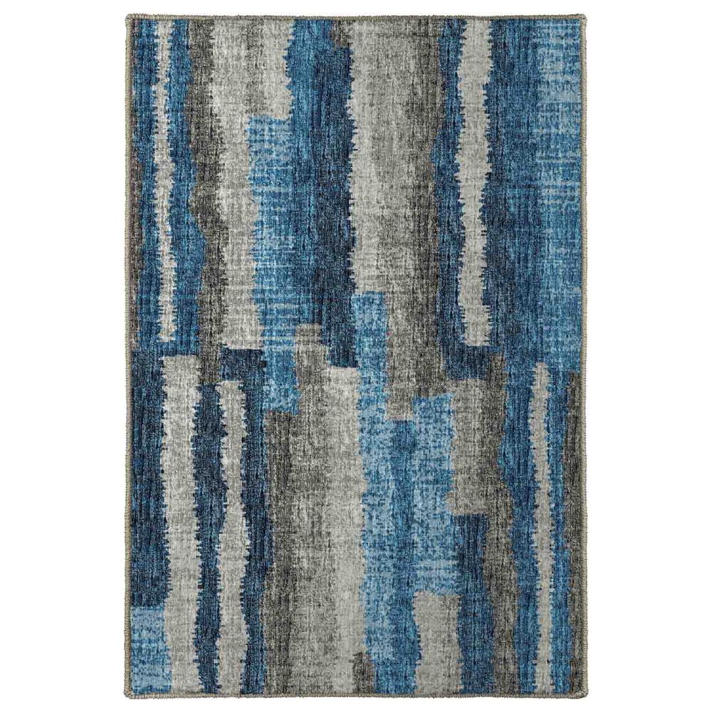 Dalyn Rug Company Brisbane Geometric 1'8" x 2'6" Navy Area Rug