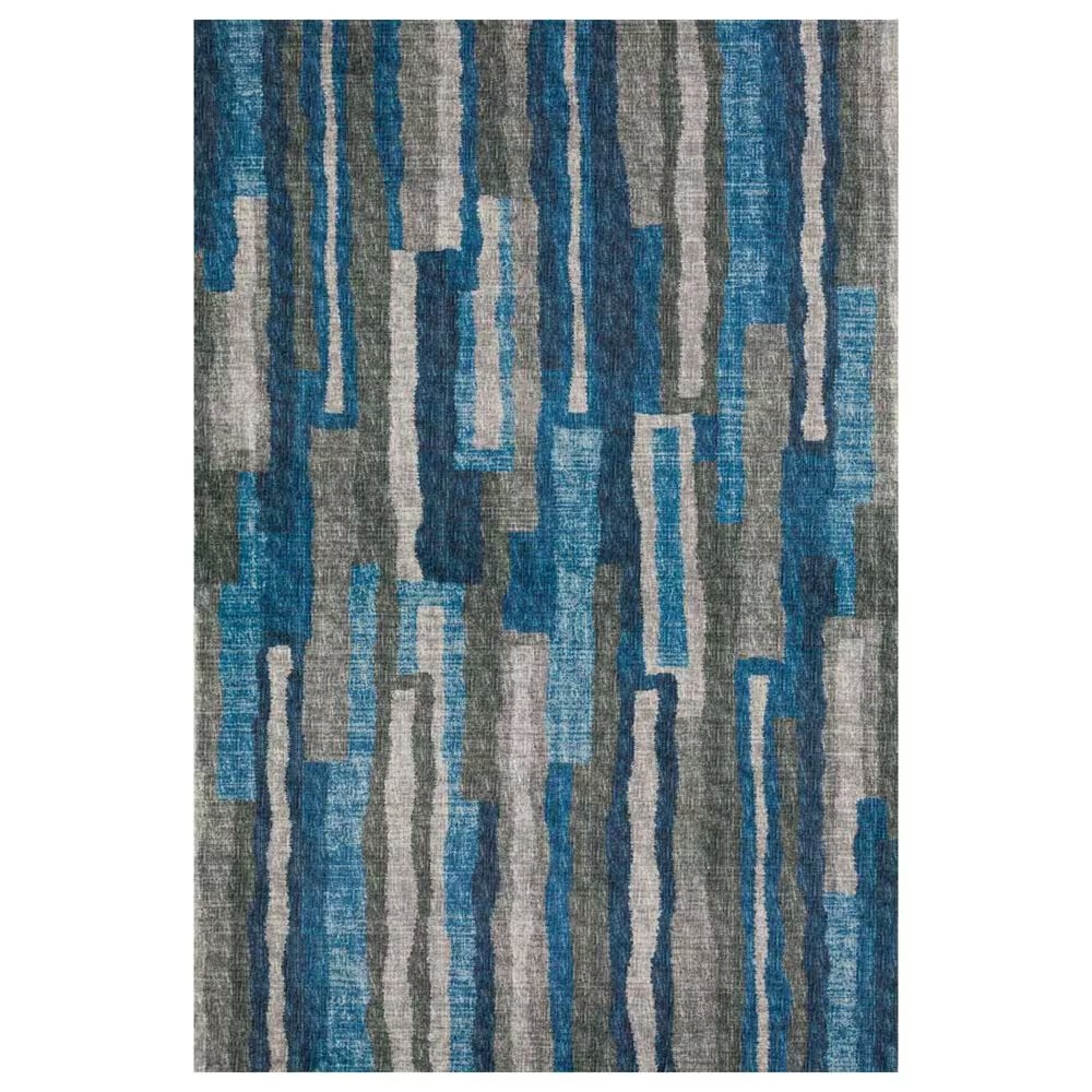 Dalyn Rug Company Brisbane Geometric 8' x 10' Navy Area Rug