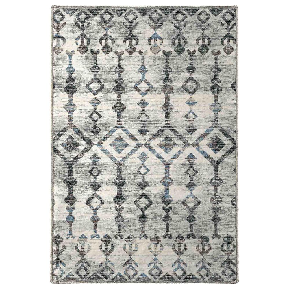 Dalyn Rug Company Brisbane BR8 1'8" x 2'6" Silver Area Rug