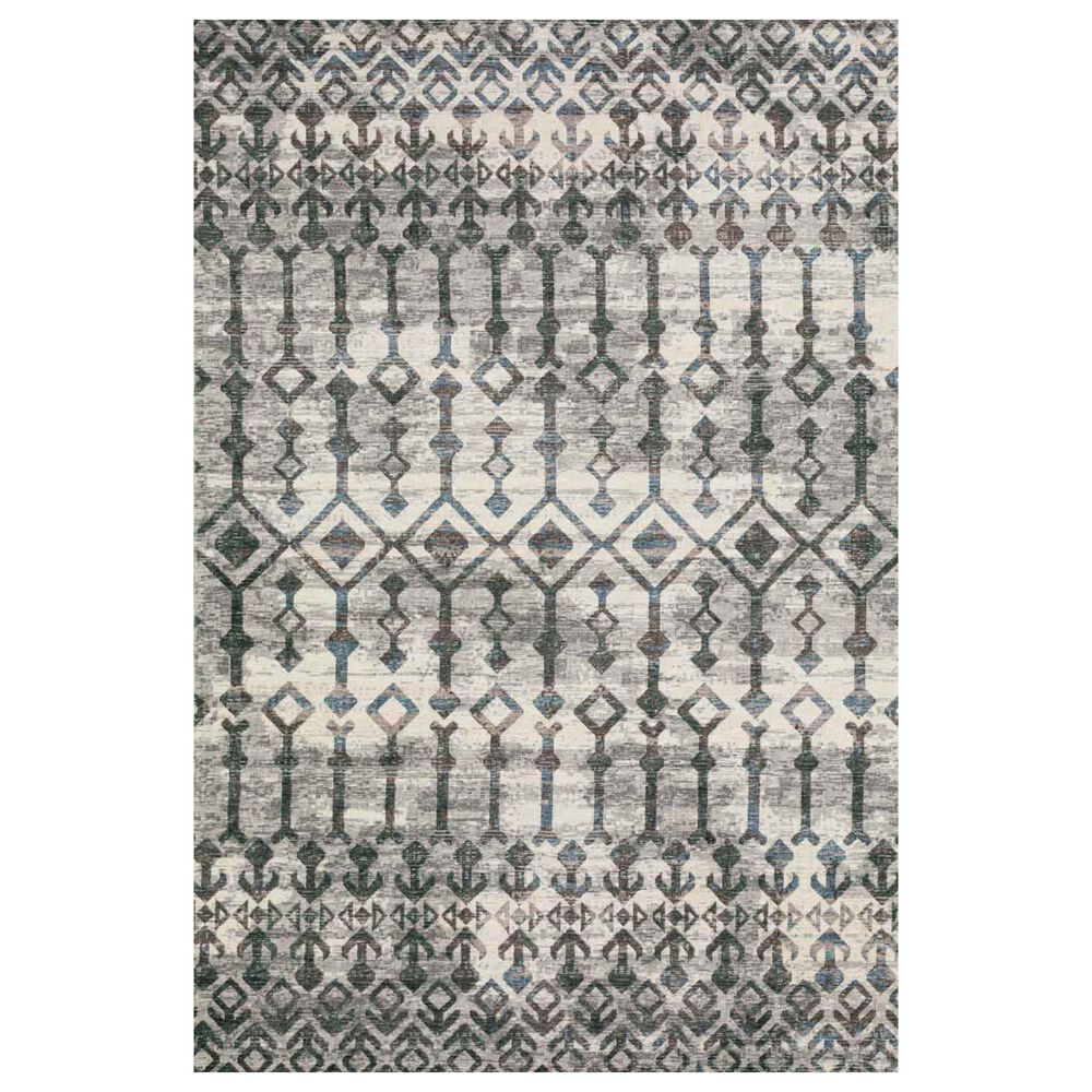 Dalyn Rug Company Brisbane BR8 3' x 5' Silver Area Rug