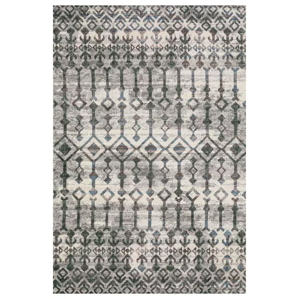 Dalyn Rug Company Brisbane BR8 5' x 7'6" Silver Area Rug